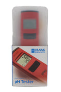 Hanna pH metre HI-98107 – cep tipi dijital pH ölçer, ekranı ve koruyucu kapaklı prob ucu
