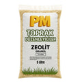 Zeolit granül 2-4 mm – doğal mineral toprak düzenleyici, 5 litre ambalaj