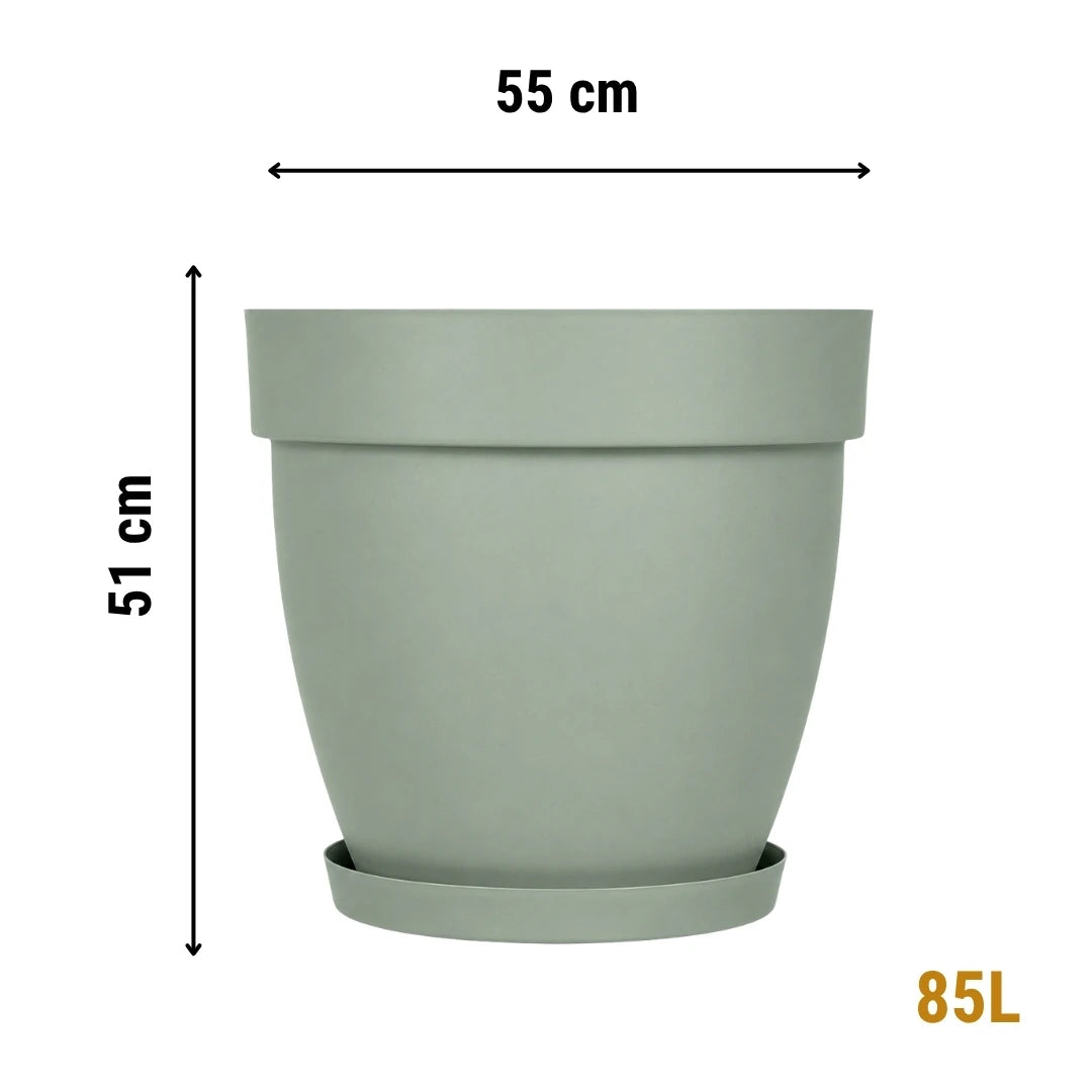 Cornet İç ve Dış Mekân Tabaklı Dekoratif Saksı 85 Litre