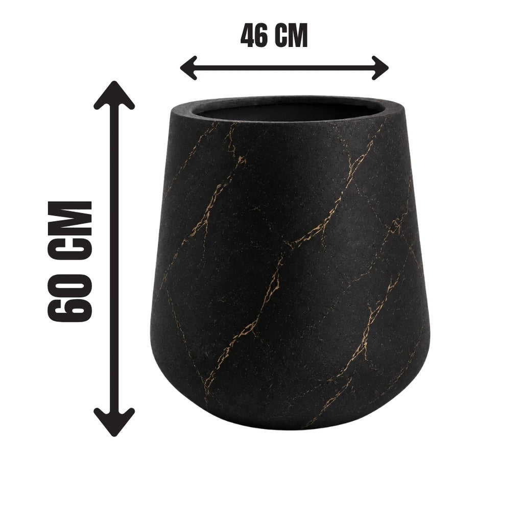 Dekoratif Lale Fiber Saksı 46 × 60 cm