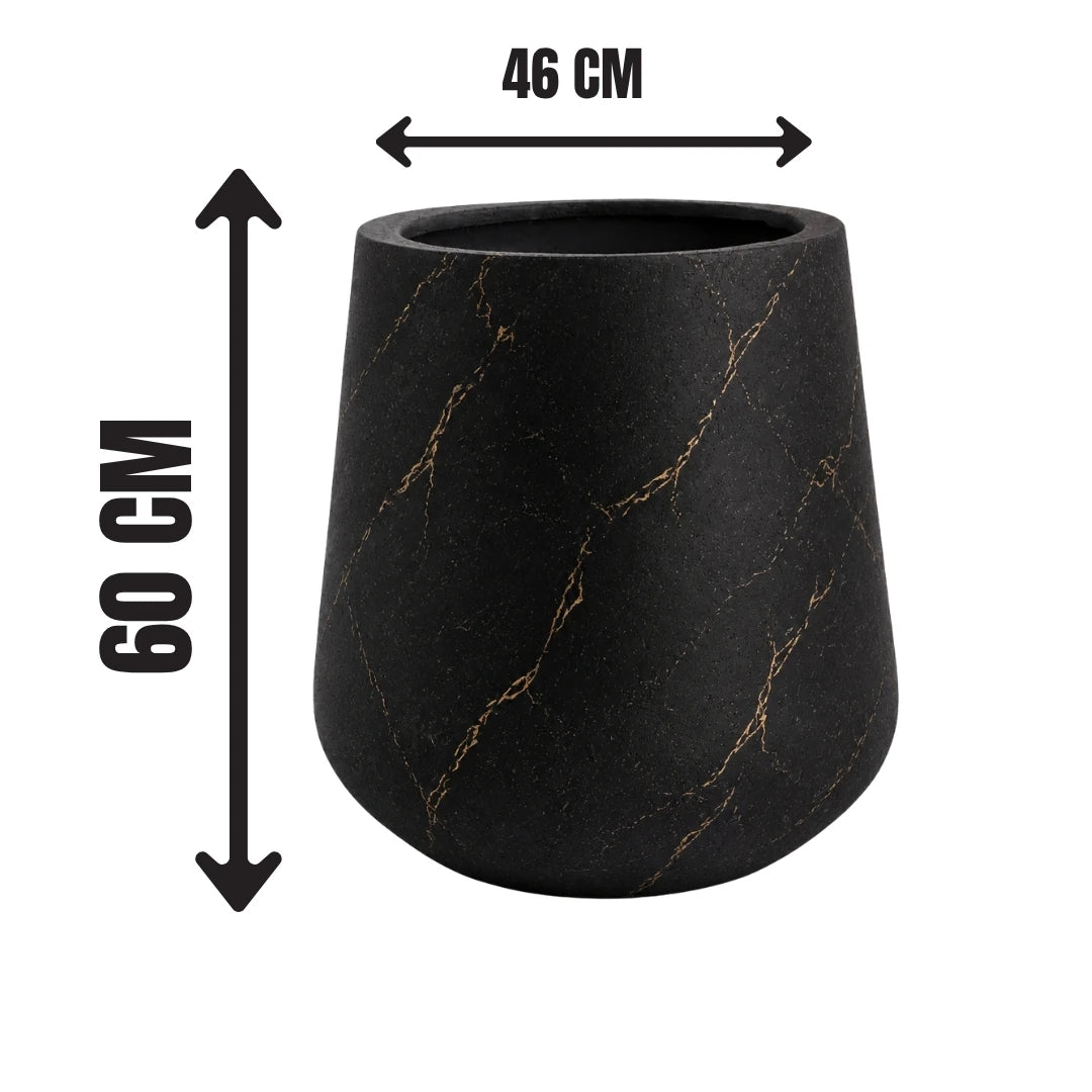 Dekoratif Lale Fiber Saksı 46 × 60 cm