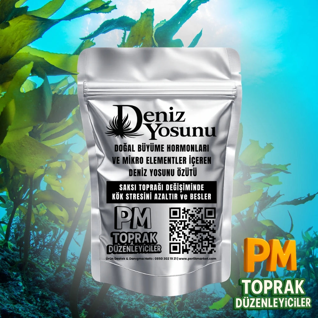 Deniz yosunu konsantre 50 g – saksı değişimi için bitki besin desteği