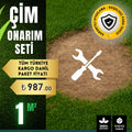 Çim onarım seti 1 m² – tohum, kapak toprağı ve besin bir arada yenileme kiti