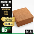 Sıkıştırılmış cocopeat bloğu 4-5 kg – suyla 65 litreye şişen hindistan cevizi torfu