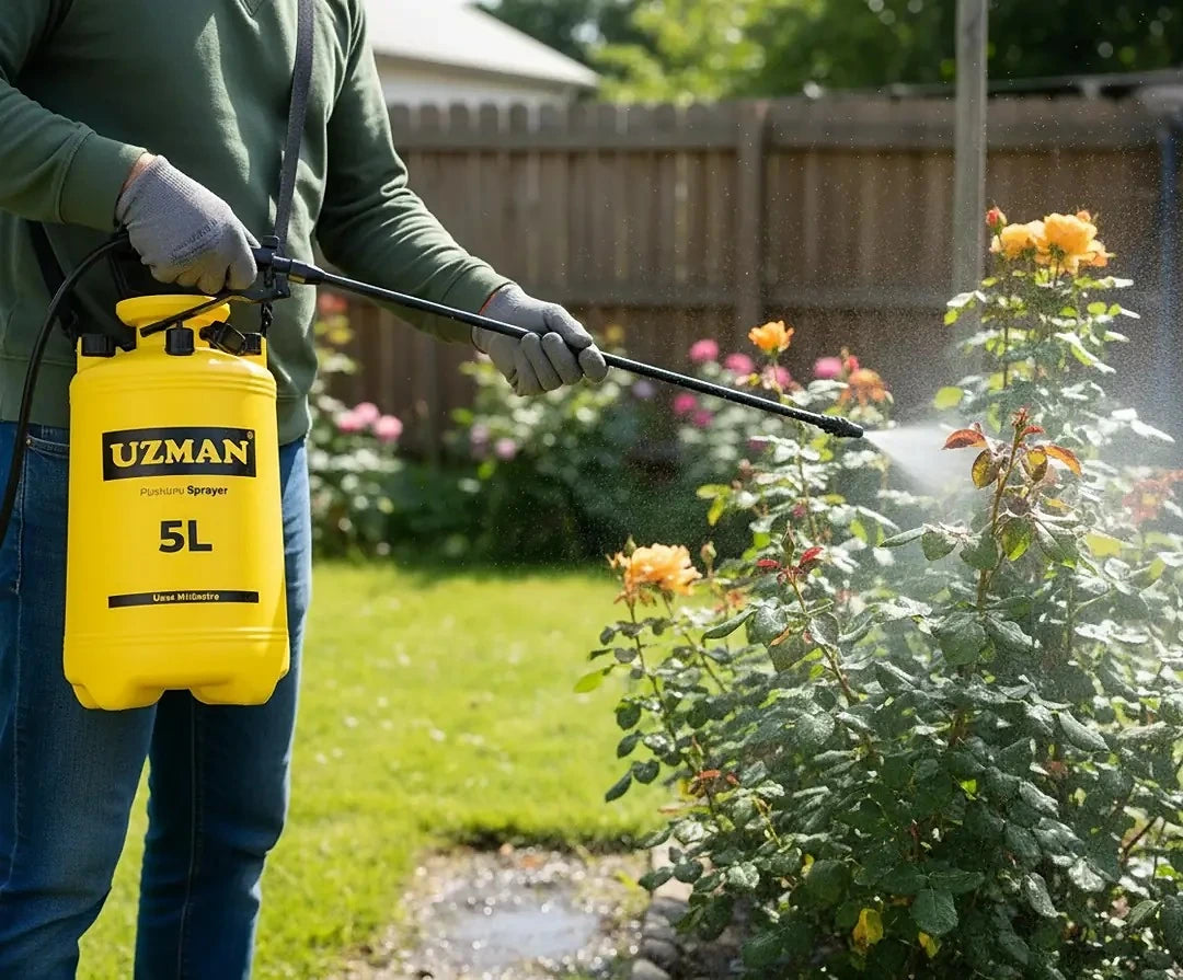Uzman K-71 Basınçlı İlaçlama Pompası – 5 Litre Omuz Askılı El Tipi Pulverizatör