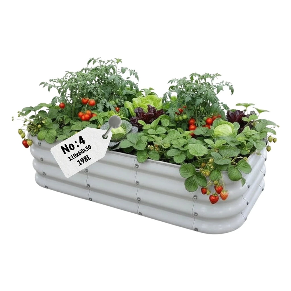 Modüler Yükseltilmiş Bahçe Yatağı (Sebze ve Çiçek) 198 Litre