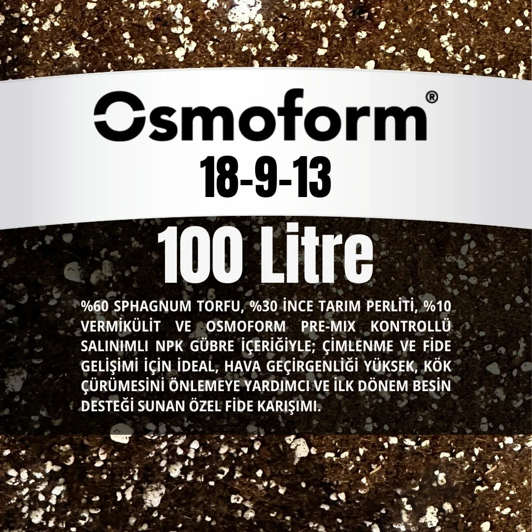 Süper Fide Toprağı 100 Litre - Osmoform Destekli (2x50 Litre Paket) - paketli toprak karışımı görseli 2