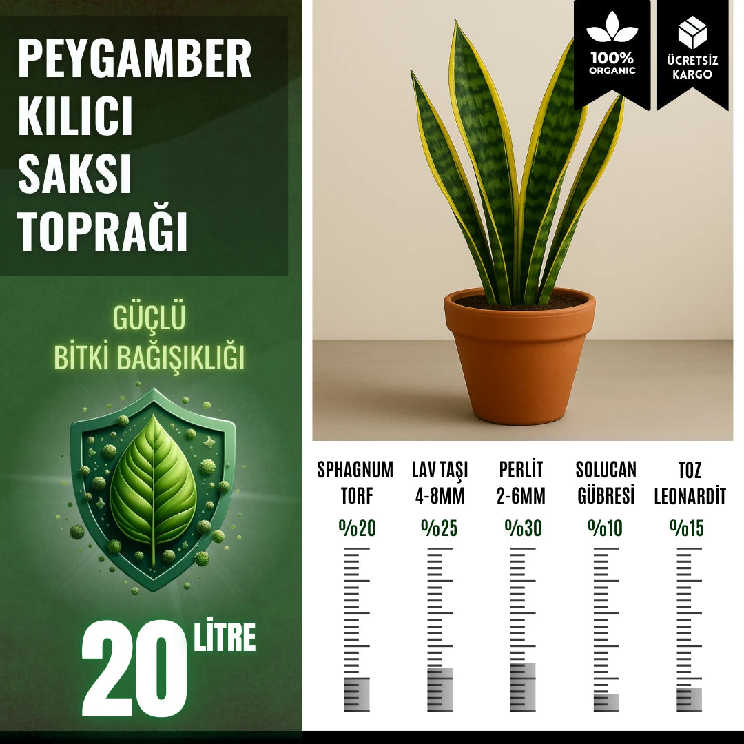 Peygamber Kılıcı Saksı Toprağı