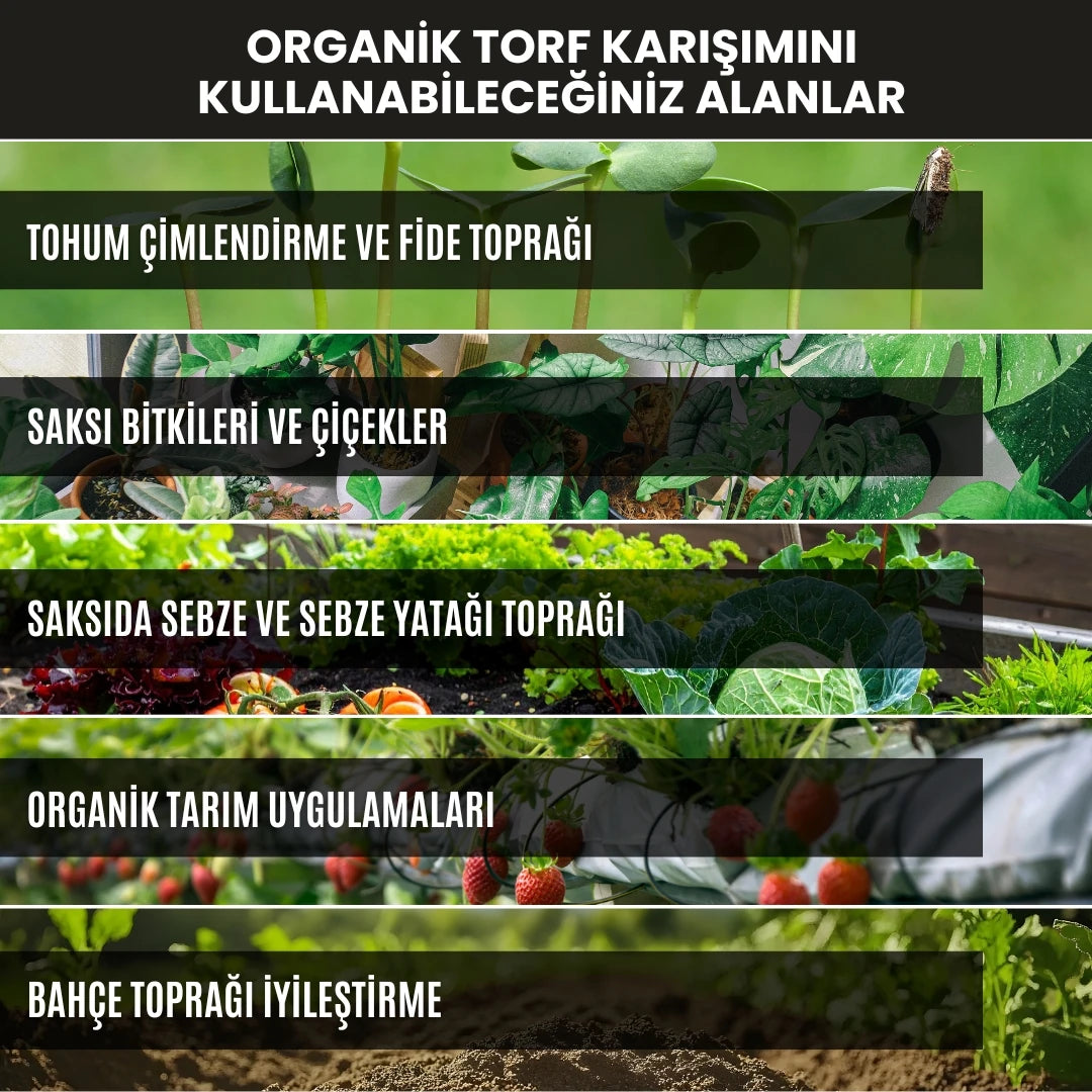 150 Litre Organik Torf Seti