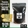 Tarım kömürü 1 litre – meşe ağacı kömür tozu paketi