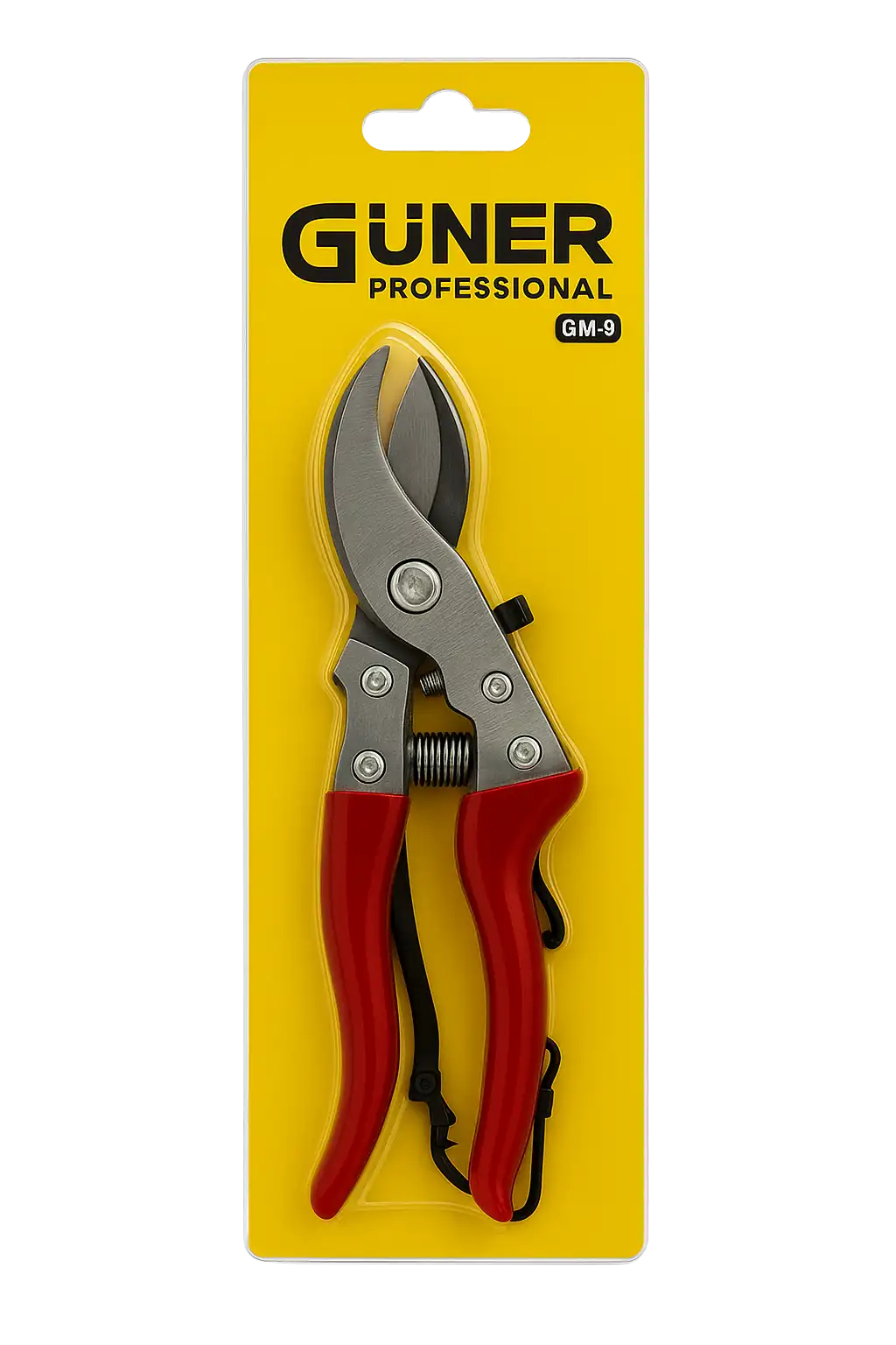 Güner GM-3 profesyonel budama makası – 20 mm bypass, metal gövdeli