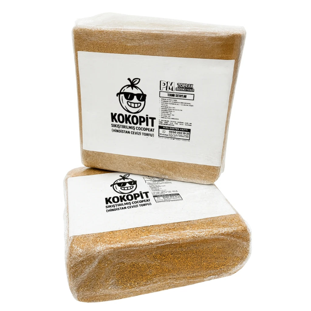 Kokopit cocopeat bloğu 4-5 kg – sıkıştırılmış hindistan cevizi torfu