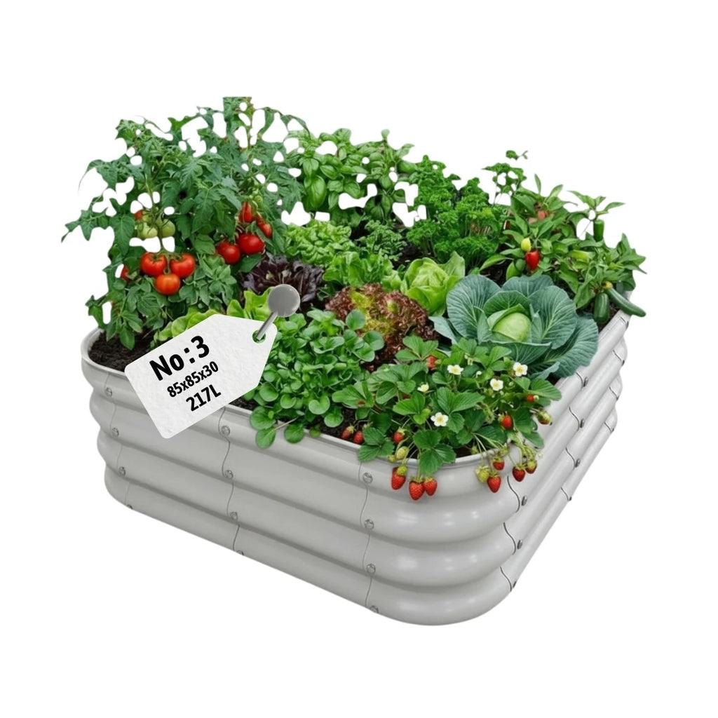 Modüler Yükseltilmiş Bahçe Yatağı (Sebze ve Çiçek) 217 Litre