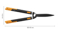 Fiskars HS86 teleskopik çit budama makası – 68-93 cm ayarlanabilir saplı