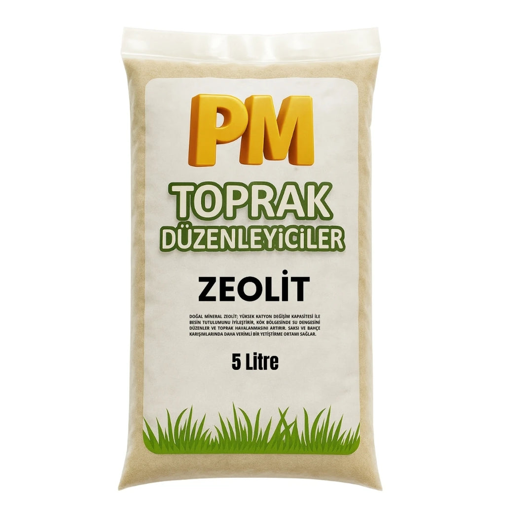 Zeolit toz 0-2 mm – besin tutucu doğal mineral, 5 litre ambalaj