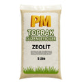 Zeolit toz 0-2 mm – besin tutucu doğal mineral, 5 litre ambalaj