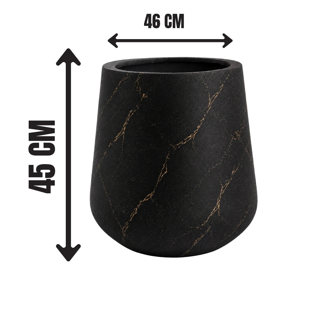 Dekoratif Lale Fiber Saksı 46 × 45 cm