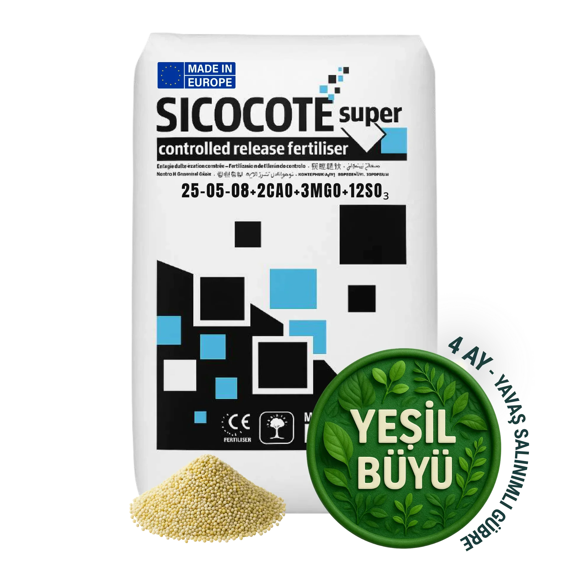 SICOCOTE ile bitkileriniz için etkili gübre çözümü, sağlıklı ve verimli büyüme sağlar.