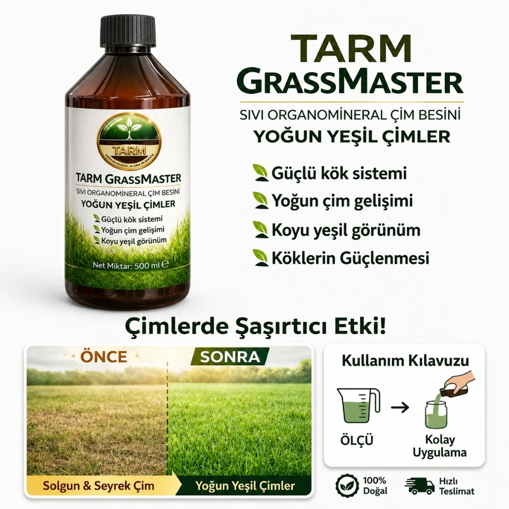 GrassMaster Canlandırıcı Sıvı Çim Besini – 500 ml