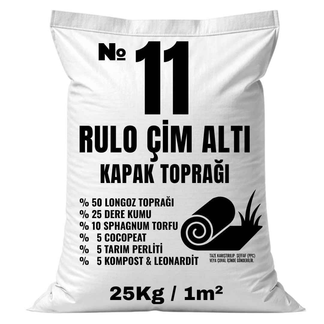 Rulo çim altı kapak toprağı 25 kg – serim öncesi tesviye karışımı (No 11)
