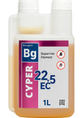 Baugen Cyper 22.5 EC 1 litrelik mikro kapsüllü böcek ilacı şişesi