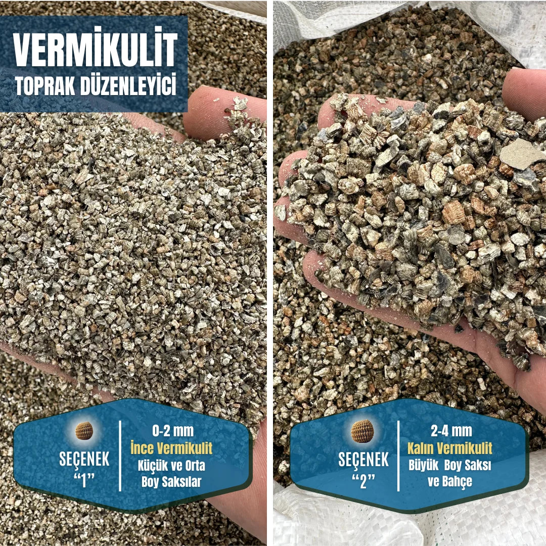 Vermikülit 50 litre – su ve besin tutan genişletilmiş mineral çuvalı
