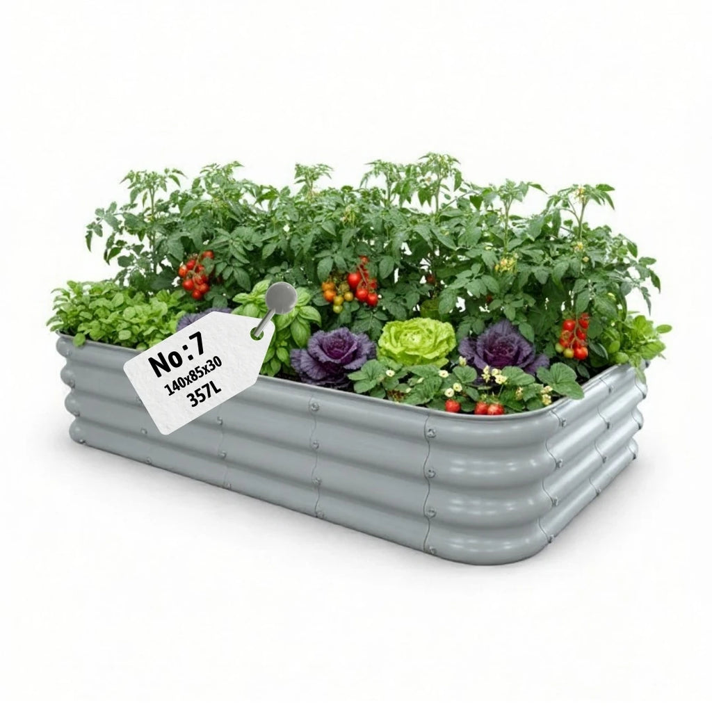 Modüler Yükseltilmiş Bahçe Yatağı (Sebze ve Çiçek) 357 Litre