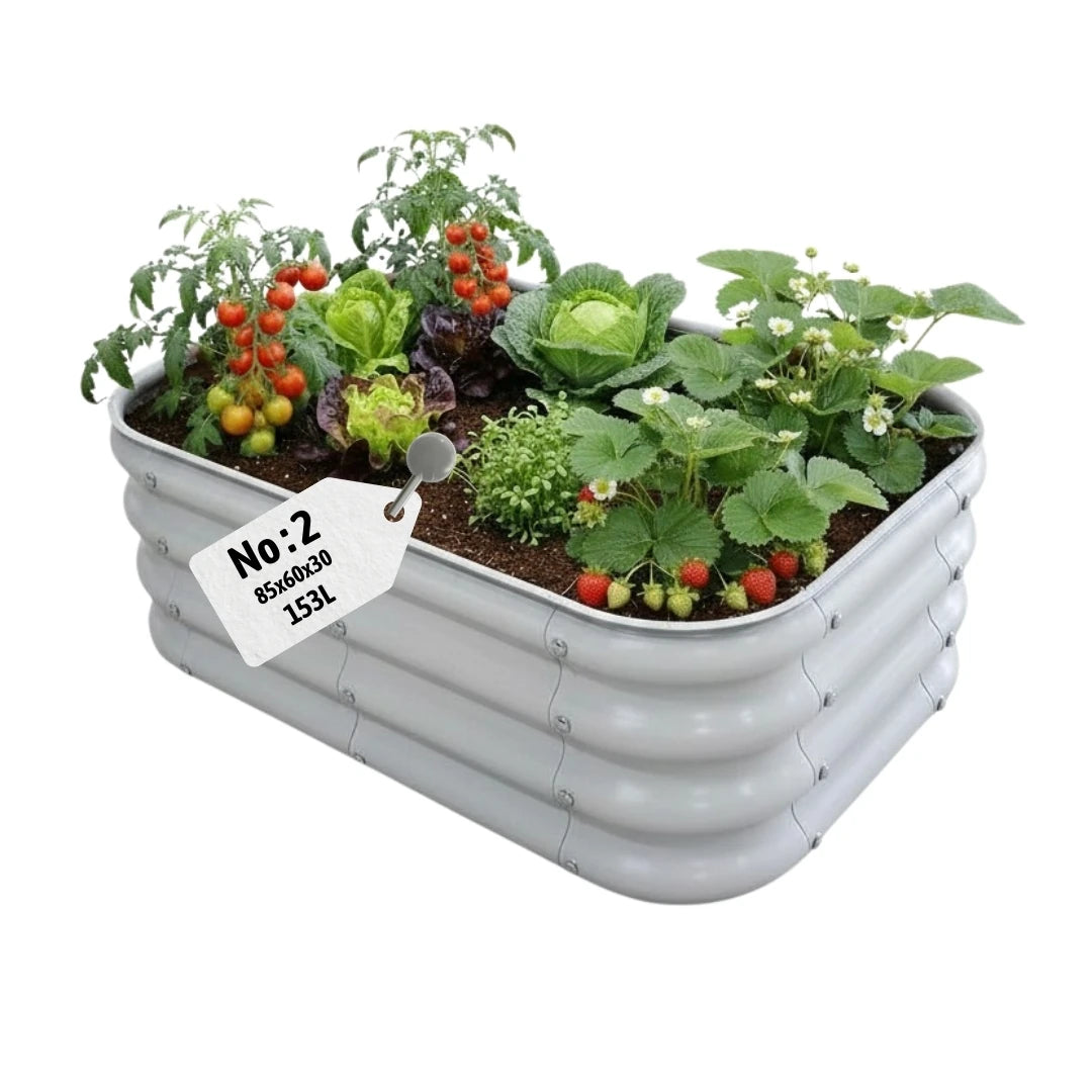 Modüler Yükseltilmiş Bahçe Yatağı (Sebze ve Çiçek) 153 Litre