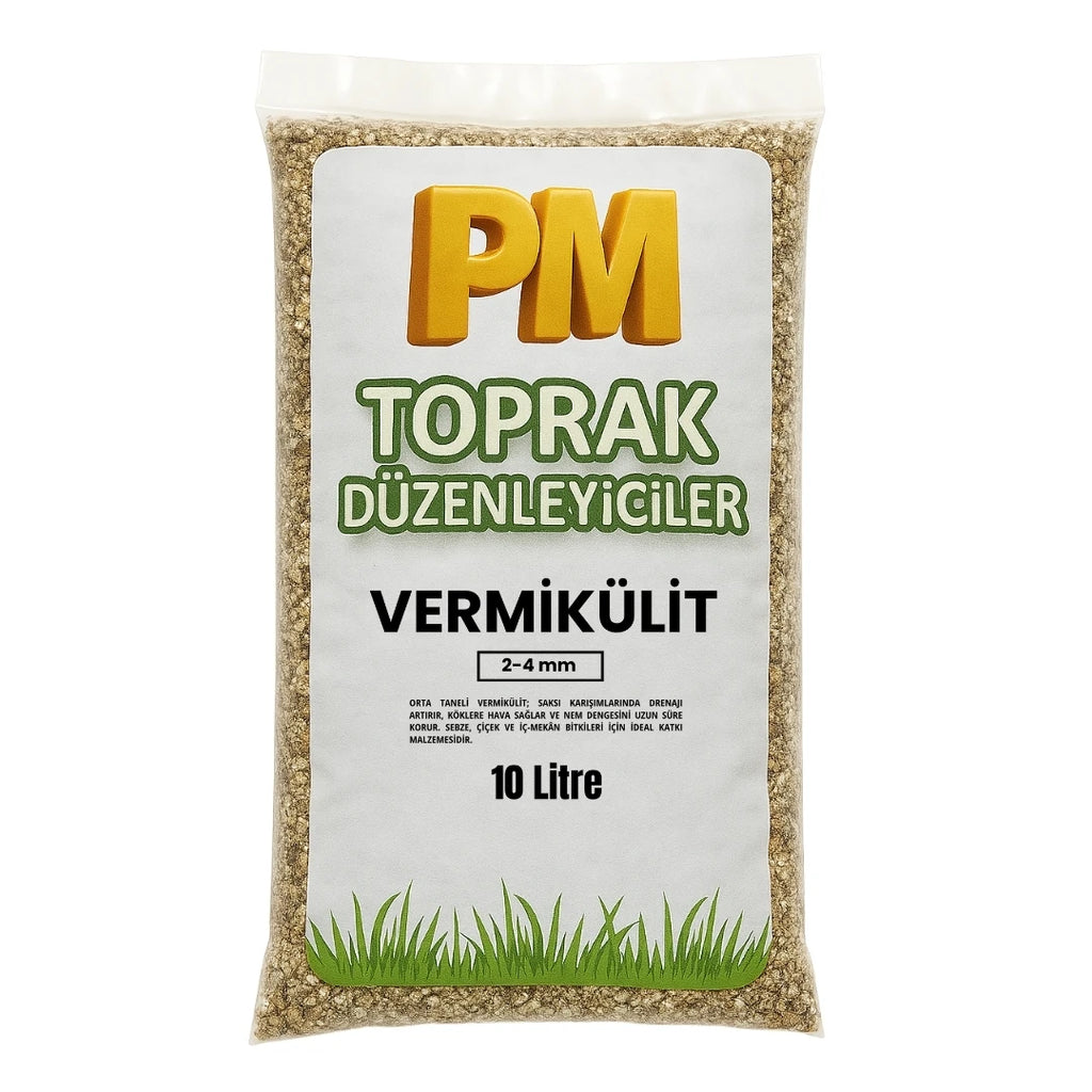 Vermikülit 2-4 mm 10 litrelik ambalaj