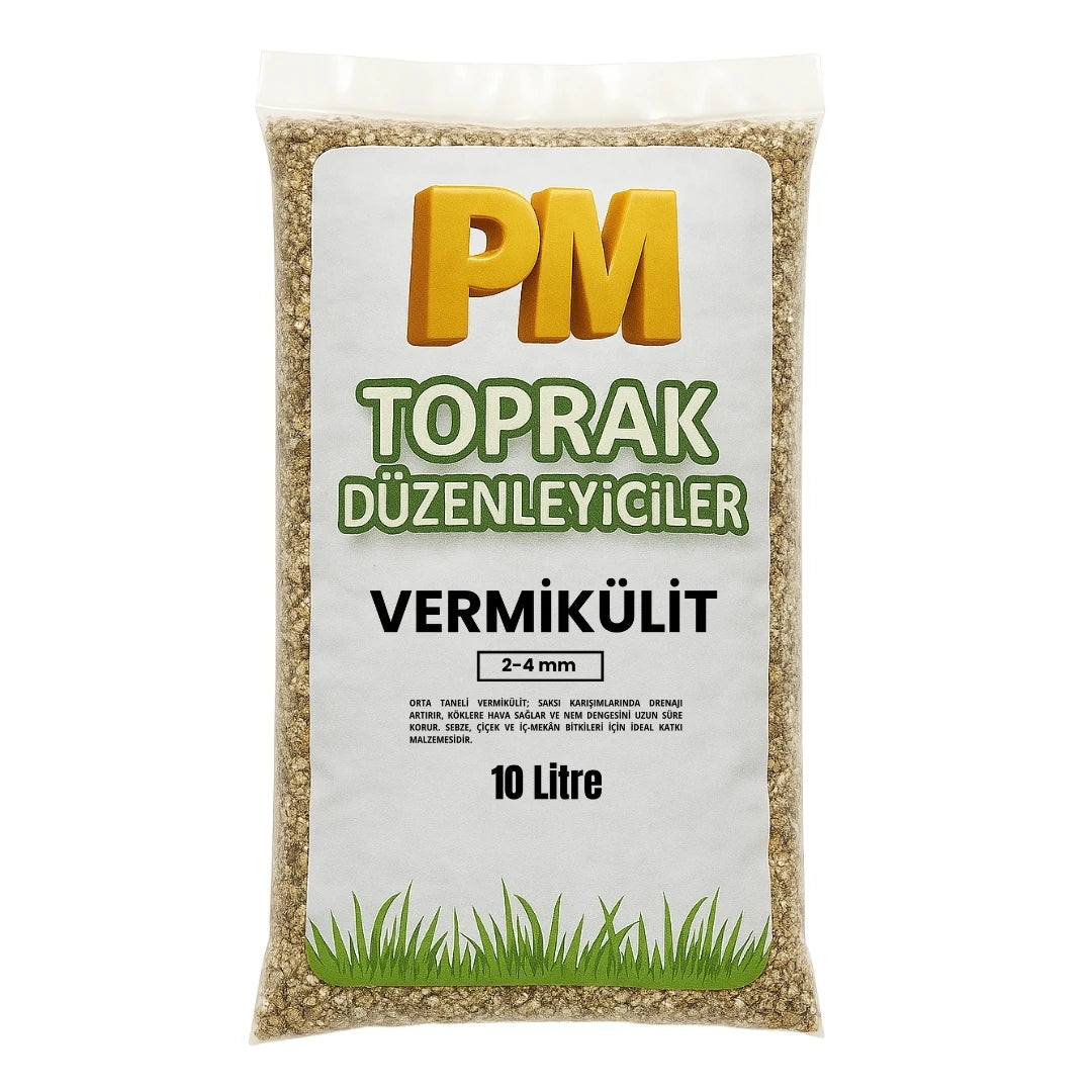 Vermikülit 2-4 mm 10 litrelik ambalaj