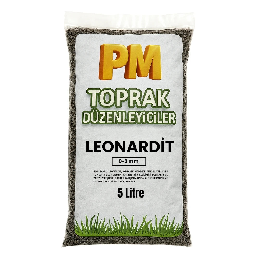 Leonardit 0-2 mm – ince taneli toprak besleyici ve yapı güçlendirici, 5 litre