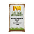 Kırmızı pomza kumu 0-3 mm, 5 litre – ince taneli volkanik mineral