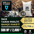 İnce perlit bahçe paketi 500 m² – 2.400 litre, 12 çuval