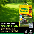 Semillas Fitó gölge alanlar için ithal çim tohumu – 5 türlü karışım, 150 m²