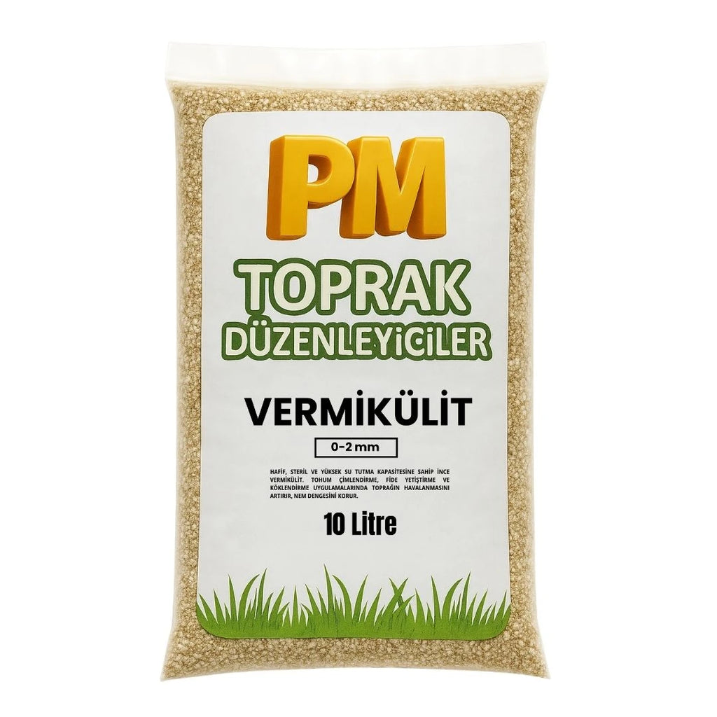 Vermikülit 0-2 mm 10 litrelik ambalaj