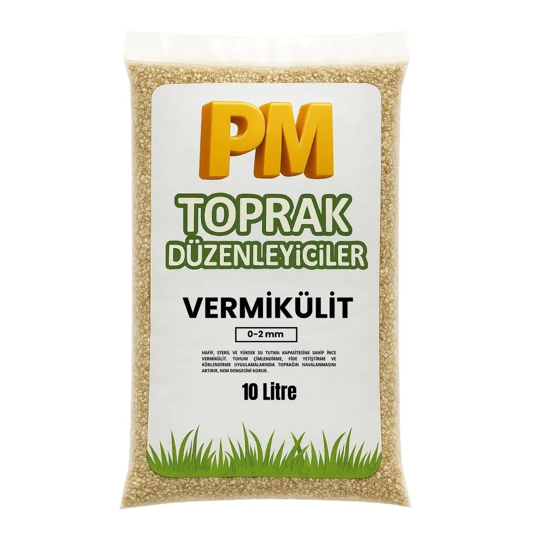 Vermikülit 0-2 mm 10 litrelik ambalaj