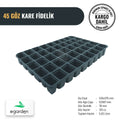 45 gözlü kare fide viyolü – 125 cc, 78 mm derin gözler