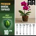 Premium orkide toprağı 10 litre – coco chips tabanlı iri yatak karışımı