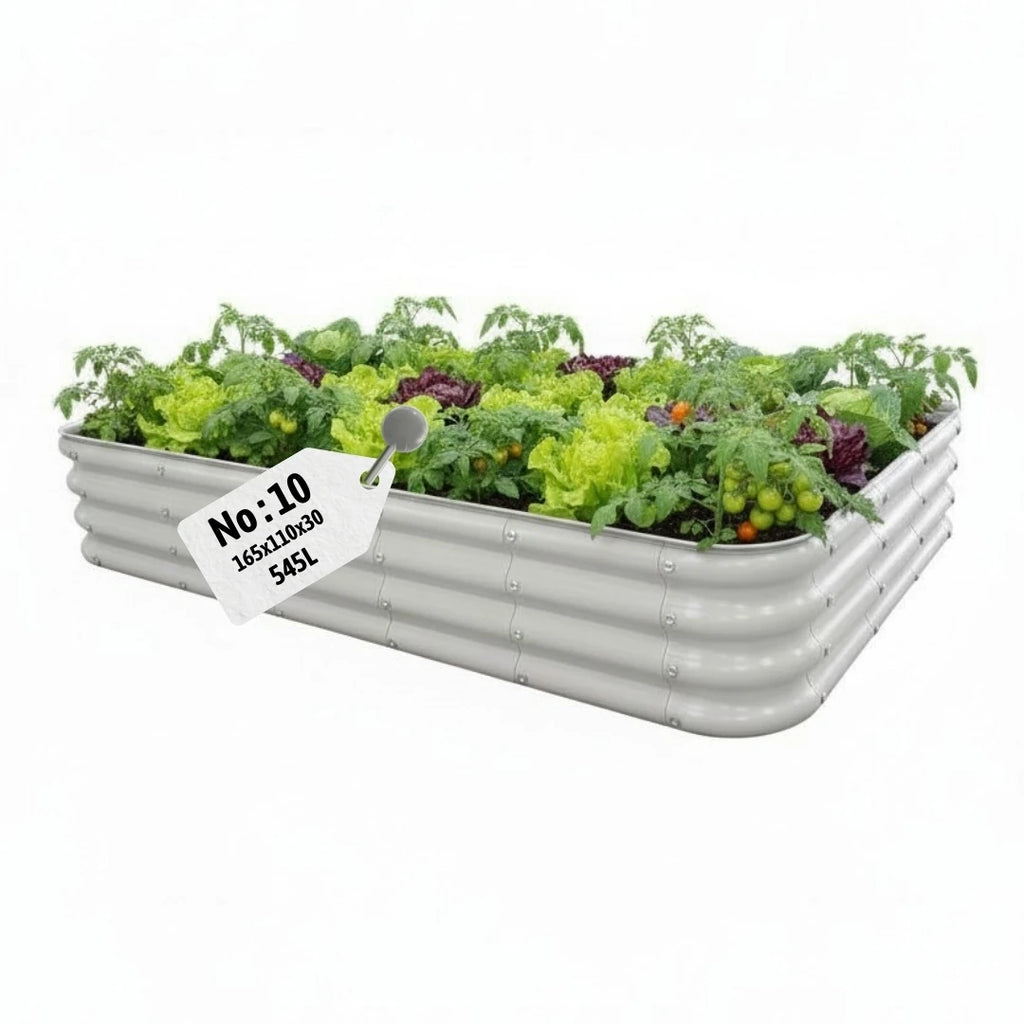Modüler Yükseltilmiş Bahçe Yatağı (Sebze ve Çiçek) 545 Litre