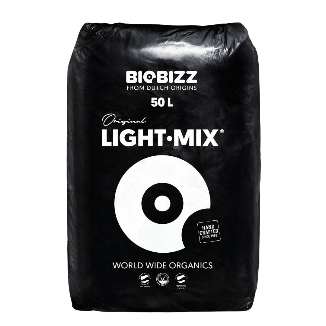 BioBizz Light Mix 50 litrelik düşük besinli organik torf paketi