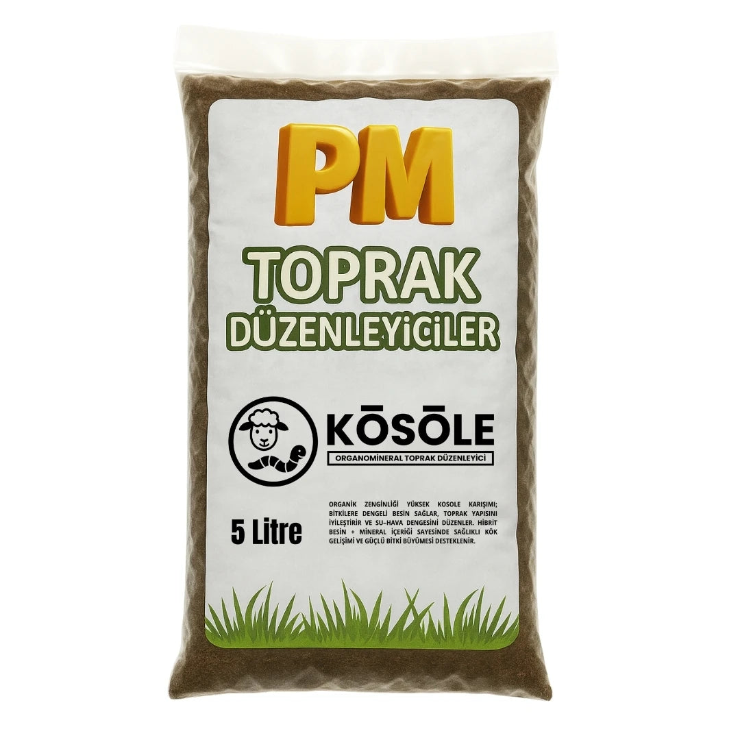 Kosole organomineral toprak düzenleyici – koyun ve solucan gübresi karışımı