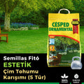 Semillas Fitó estetik ithal çim tohumu – 5 türlü karışım, 150 m²