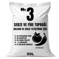 Sebze ve fide toprağı 50 litre – balkon ve sebze yatağı için karışım (No 3)