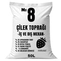 Çilek toprağı 50 litre – saksı, balkon ve sera için yetiştirme karışımı (No 8)
