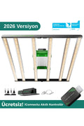 Mars Hydro FC4800 EVO 480W – sekiz çubuklu gümüş alüminyum LED panel ve Samsung diyot dizilimi