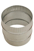 Metal manşon 150 mm – silindirik paslanmaz metal manşon ve düzgün kesilmiş bağlantı kenarları