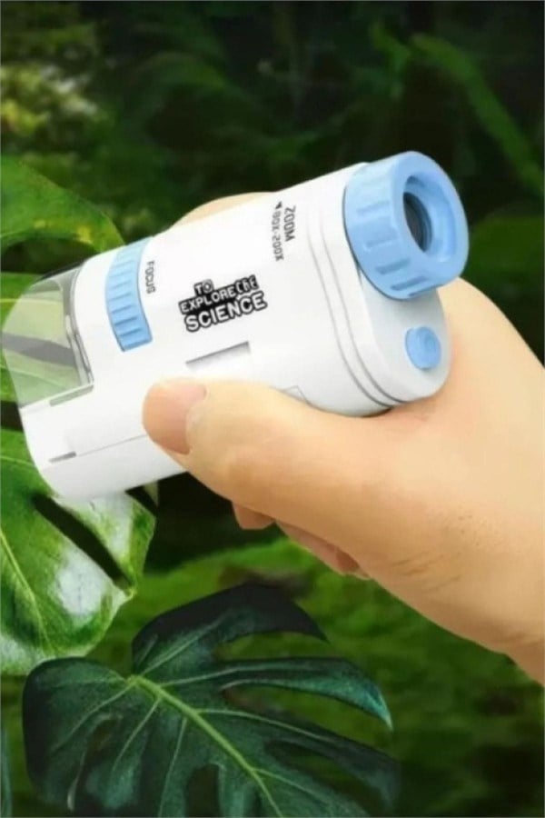 Grow Wizard LED Işıklı Mini Mikroskop 80-200 Kat
