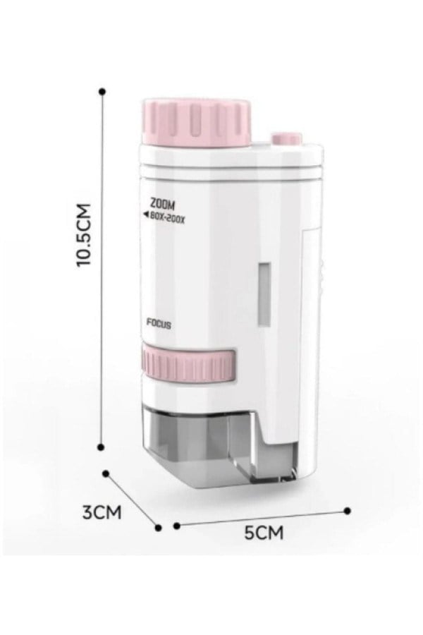 Grow Wizard LED Işıklı Mini Mikroskop 80-200 Kat