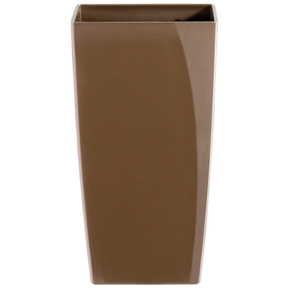 Parlak Bronz Elho Milano Diamond Saksı Kabı – 20 cm Boy Kodu, Kare Kesit