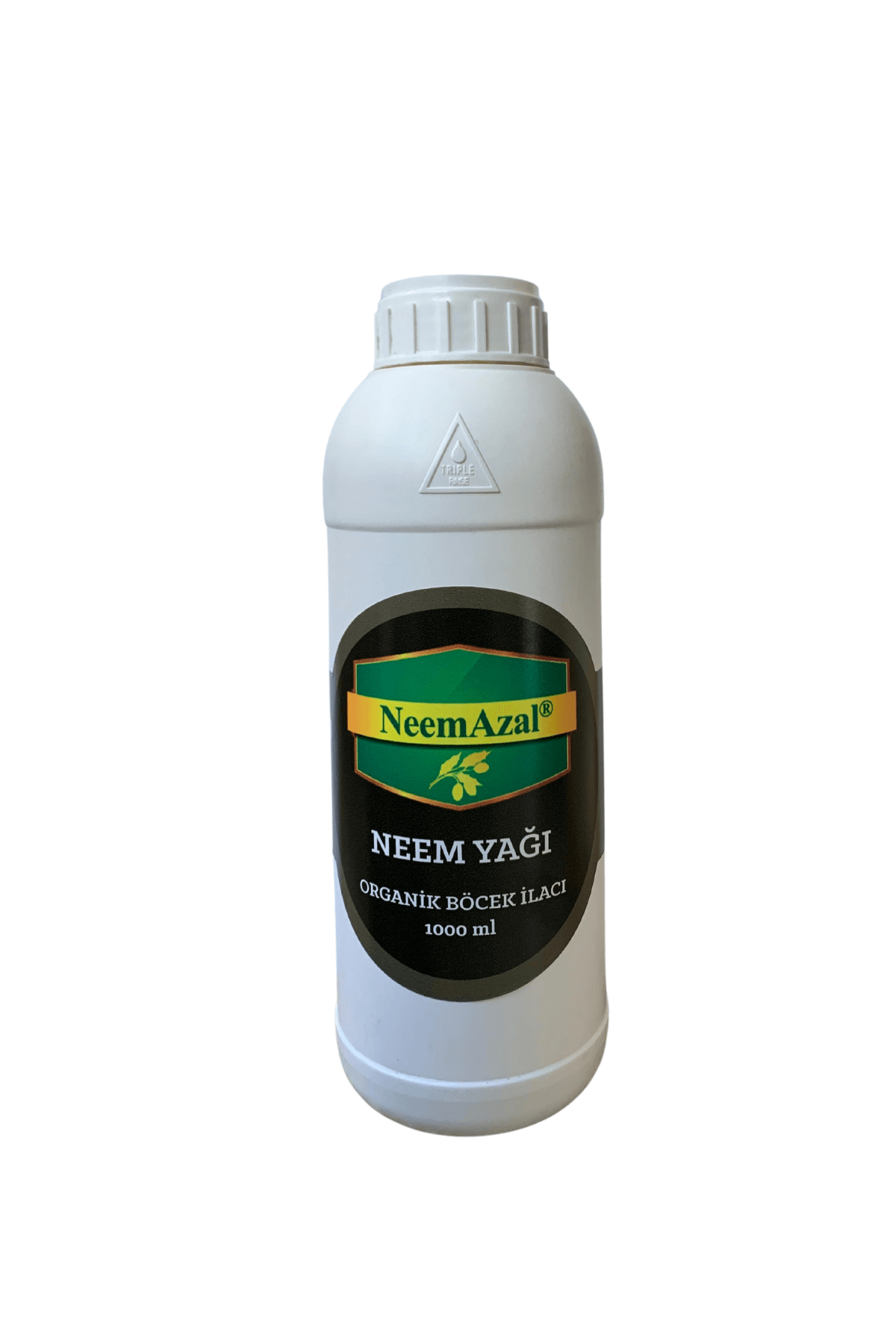 NeemAzal T/S 1 litre – litrelik bidon ambalaj, vidalı kapak ve NeemAzal markalı ürün etiketi